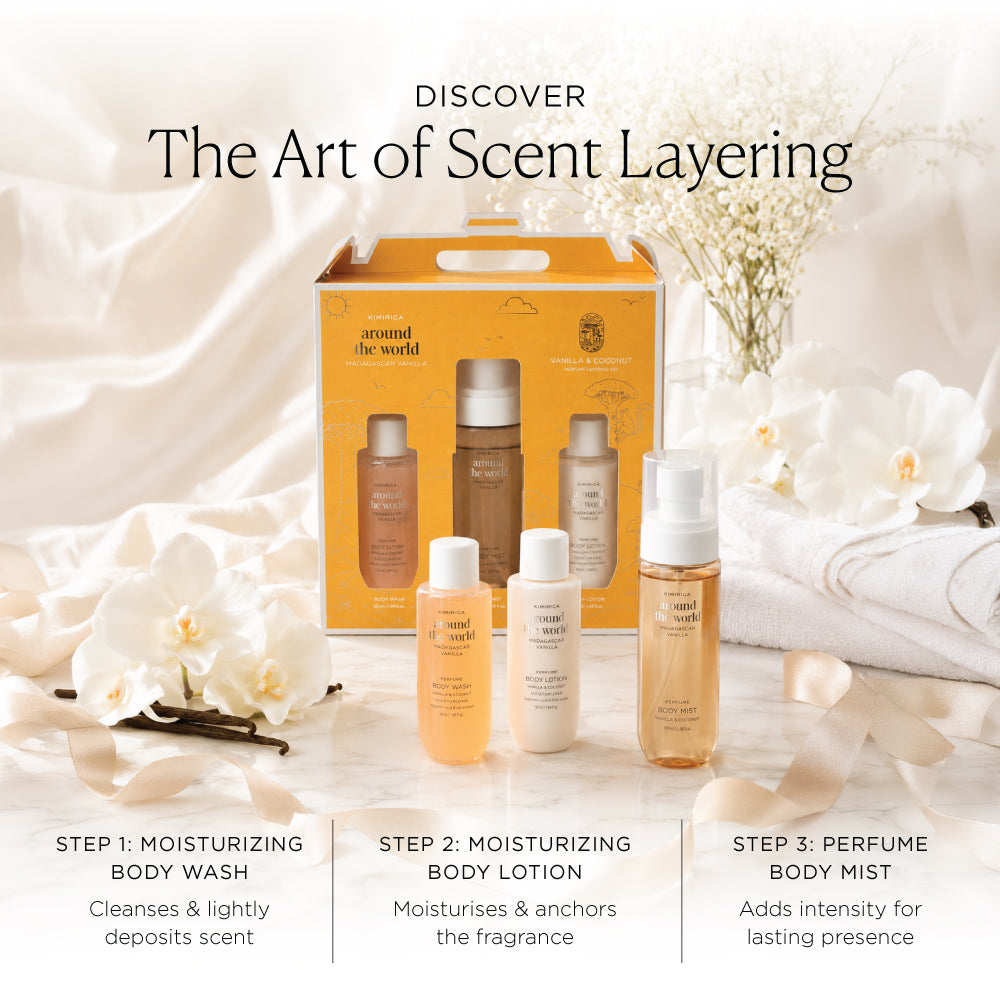 Madagascar Vanilla Fragrance Layering Gift Set