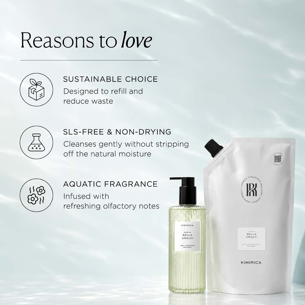 Bella Amalfi Body & Handwash Refill Duo