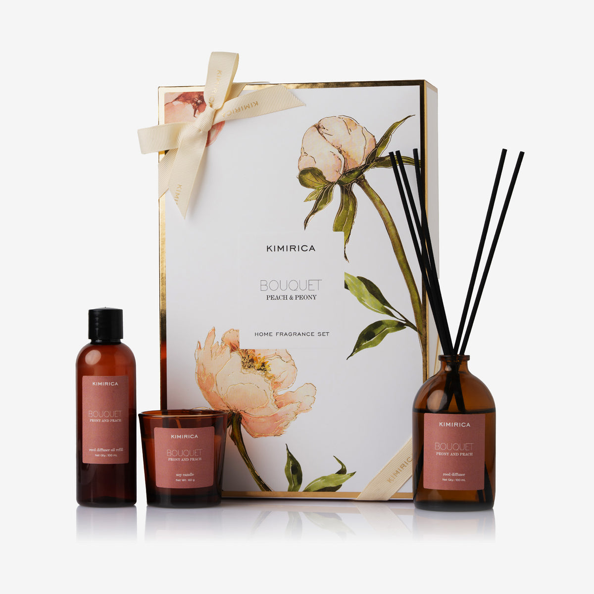 Bouquet Peach & Peony Duo Set