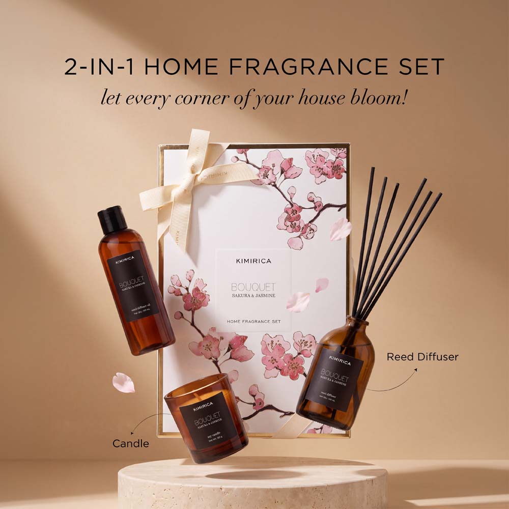 Sakura & jasmine Home Fragrance Set