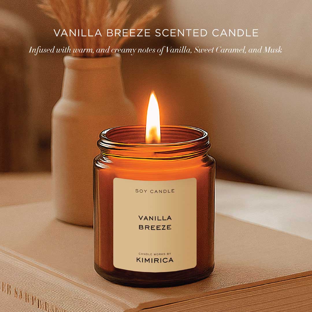Vanilla Breeze Scented Candle 80g