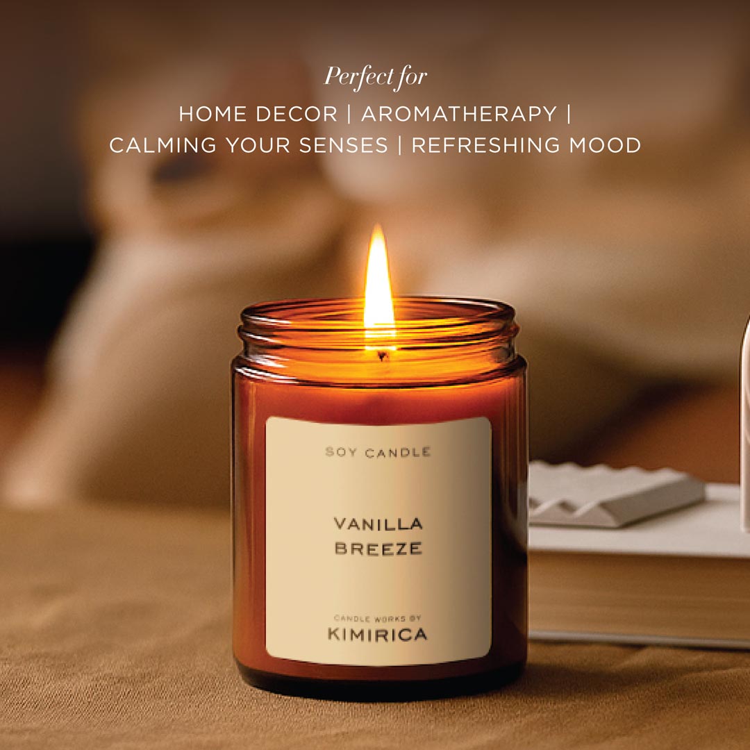 Vanilla Breeze Scented Candle 80g