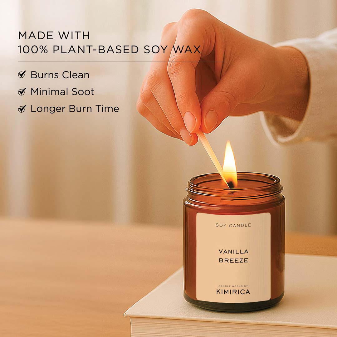 Vanilla Breeze Scented Candle 175G