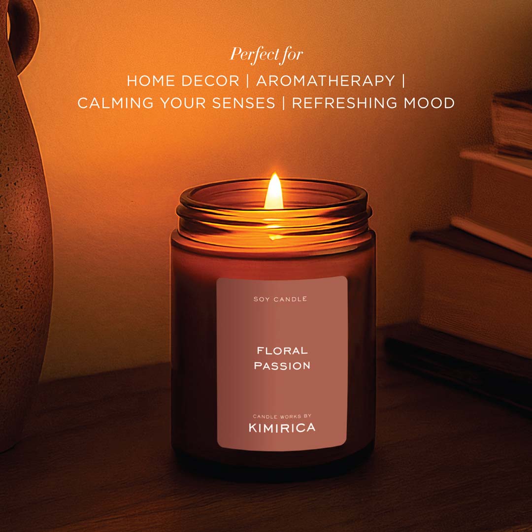 Floral Passion Scented Candle 175g