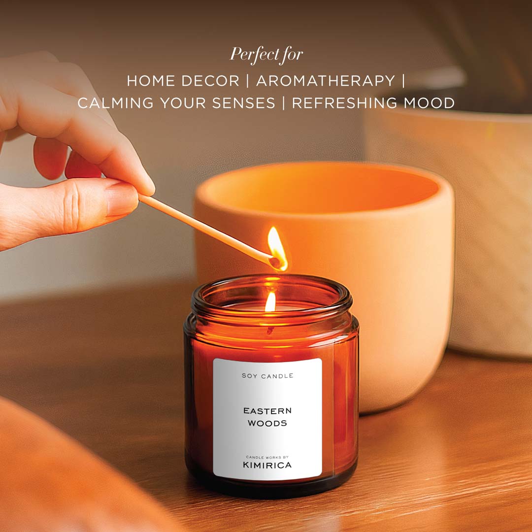 Eastern Woods Scented Candle 80g