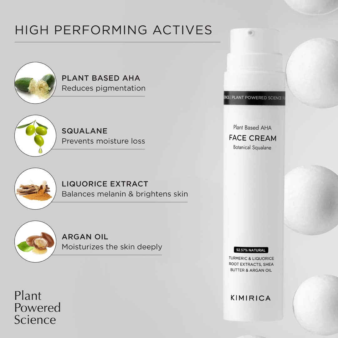 Plant-based AHA Brightening Face Cream
