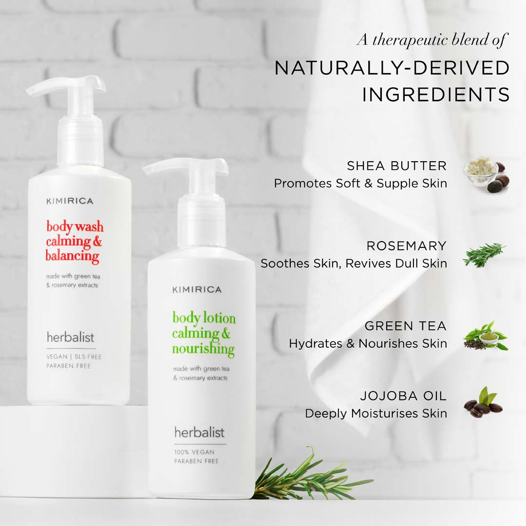 Herbalist Green Tea & Rosemary Body Care Duo