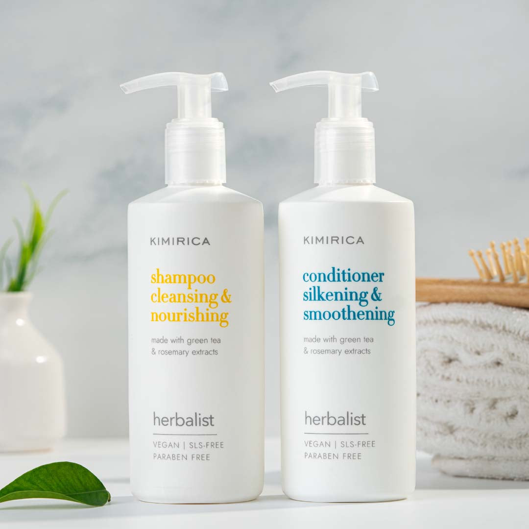 Herbalist Green Tea & Rosemary Hair Care Duo