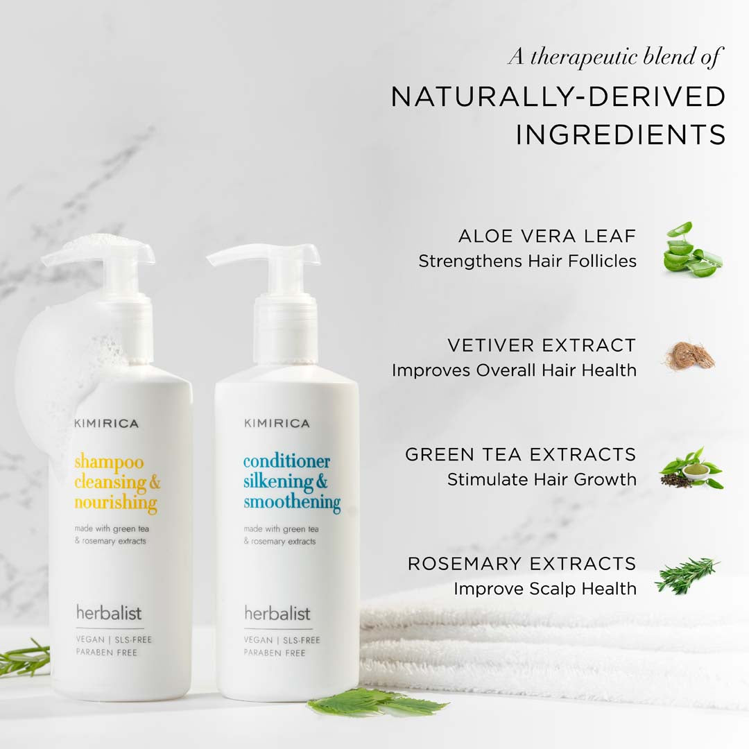 Herbalist Green Tea & Rosemary Hair Care Duo