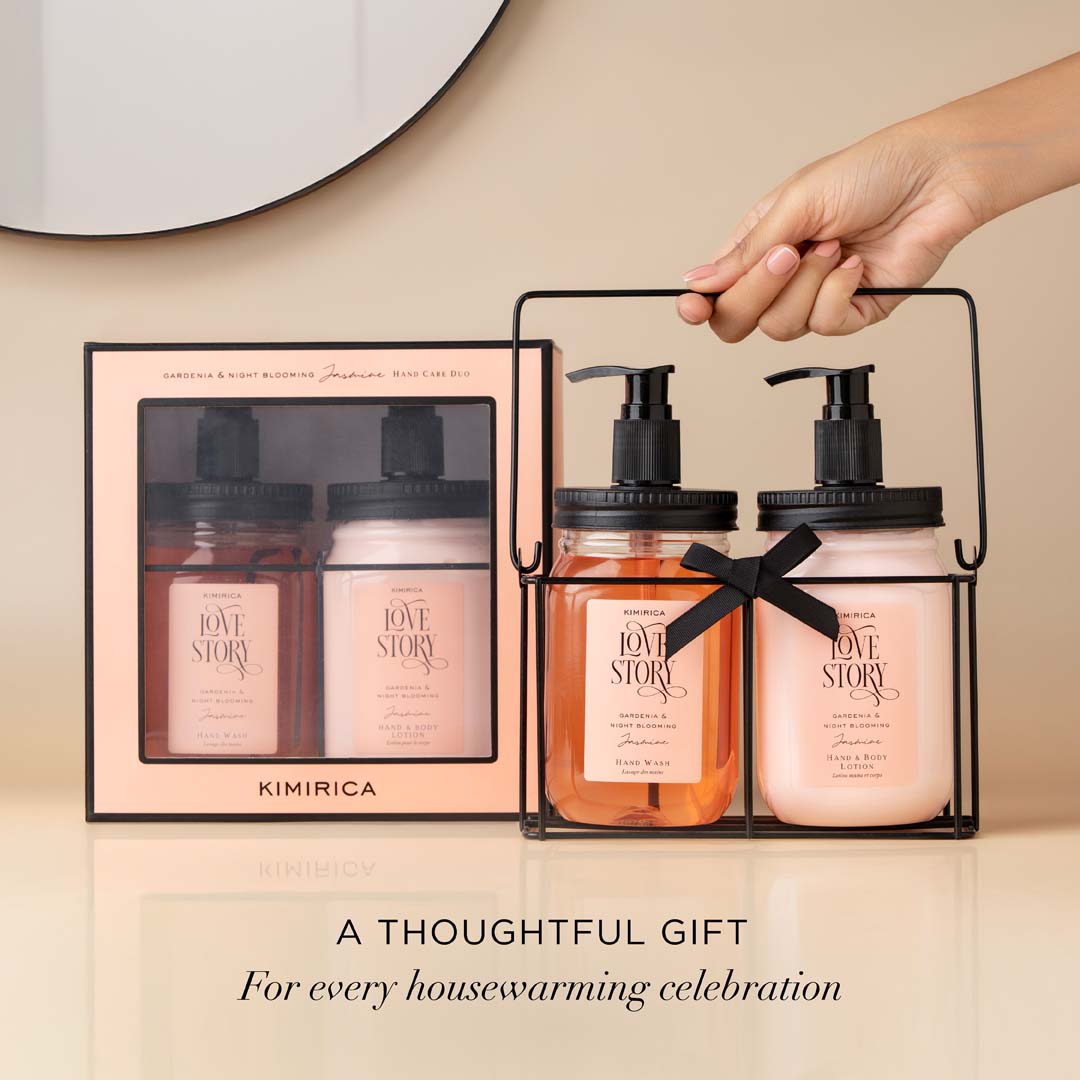 Love story hand caddy set 500ml