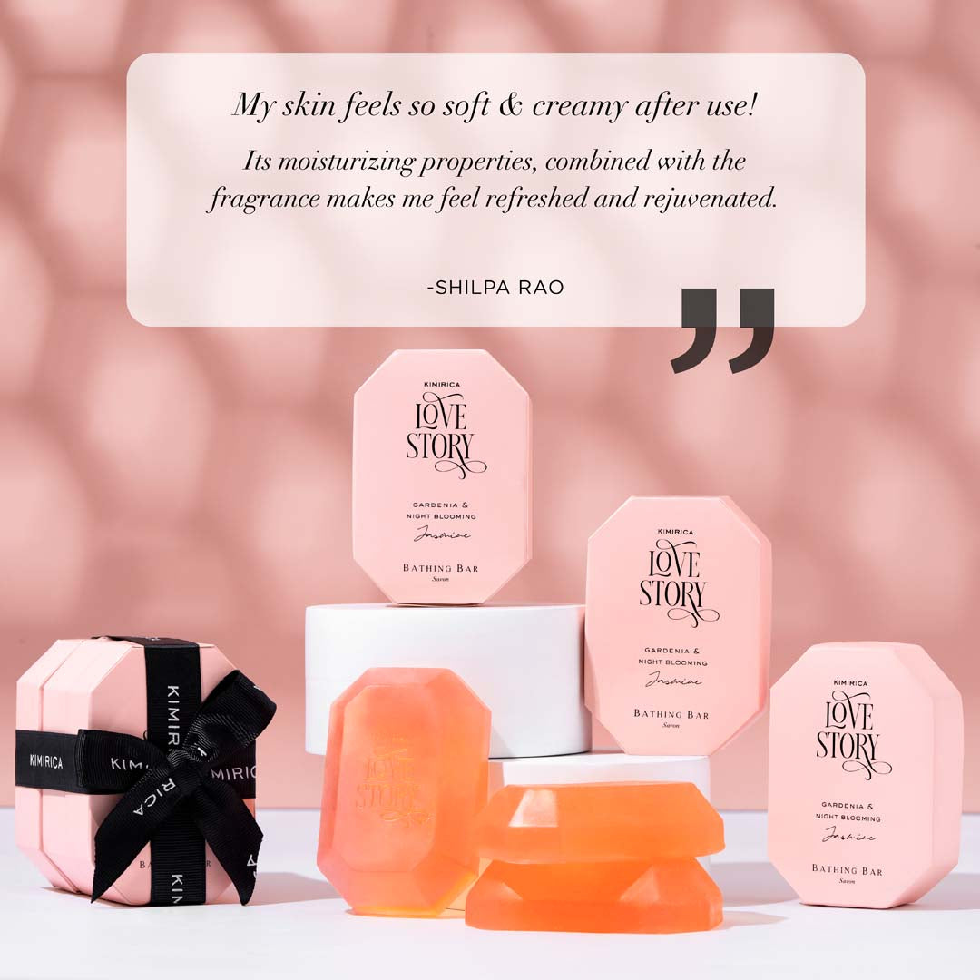Love Story Jasmine Glycerine Soap Pack of 3