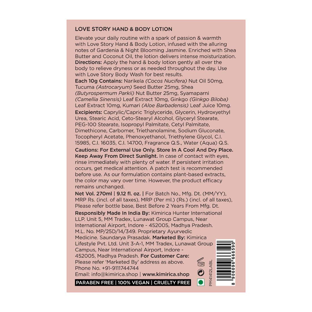 Love Story Hand Caddy Set 270ml