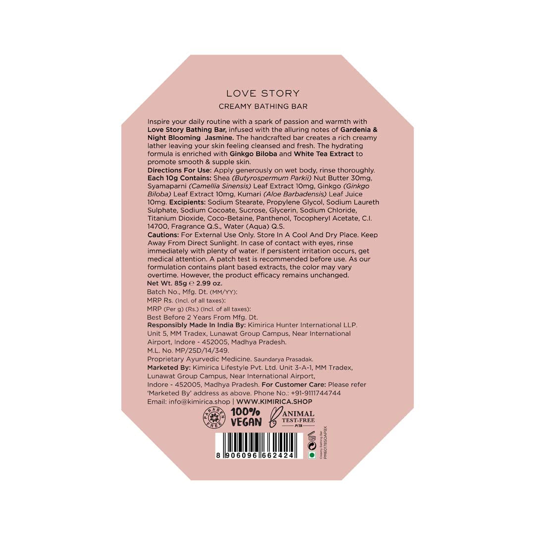 Love Story Jasmine Shea Soap