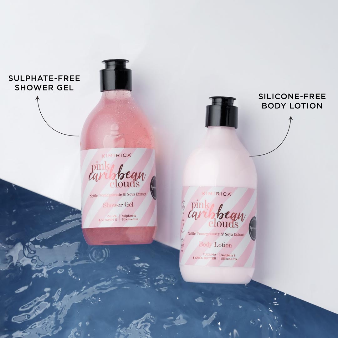 Pink Caribbean Clouds Shower Gel & Body Lotion Body Care Duo