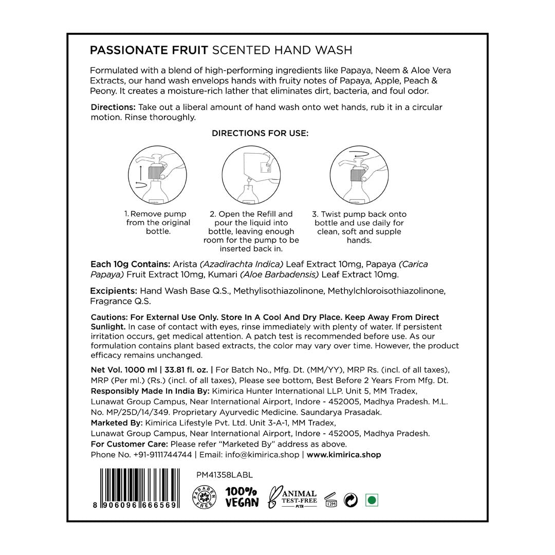 Passionate Fruit Hand Wash Refill