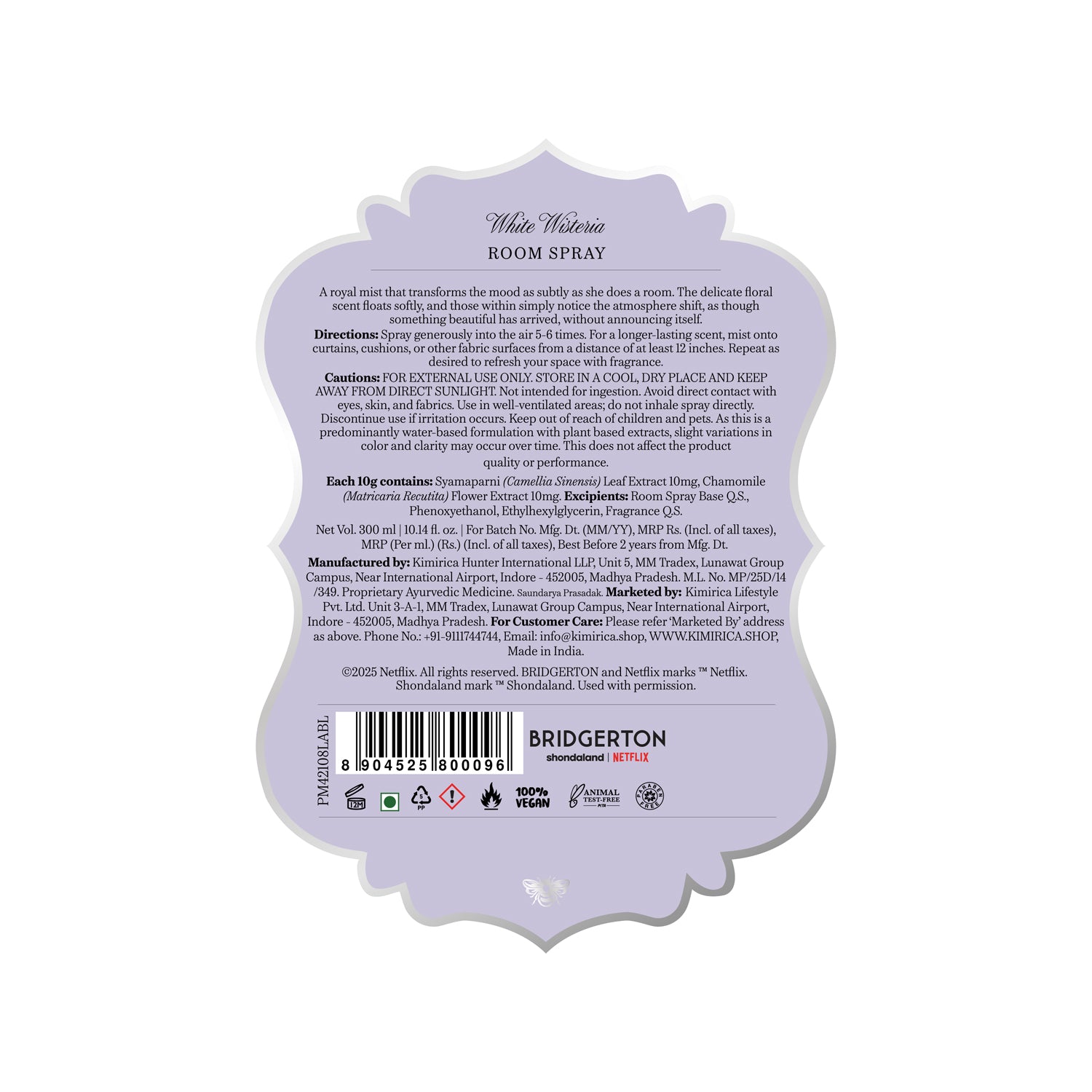 Lady In Silver Luxury Room Spray