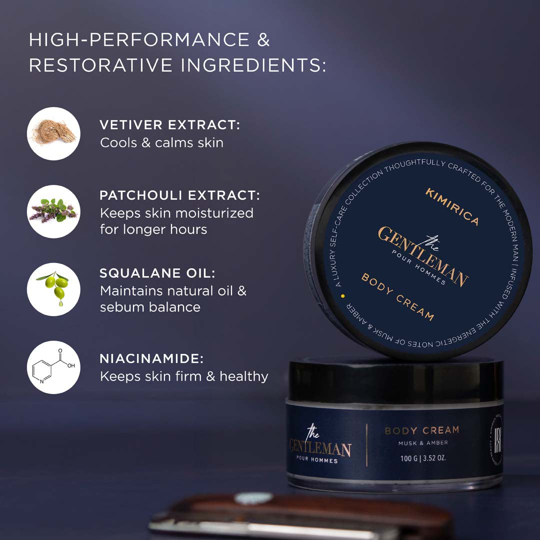 The gentleman body cream