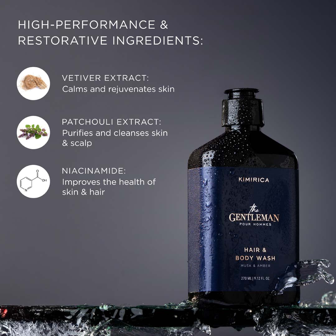The Gentleman Niacinamide Hair & Body Wash