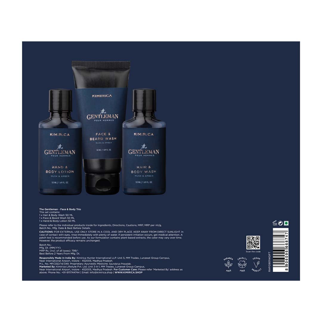 The Gentleman Bath Care Trio