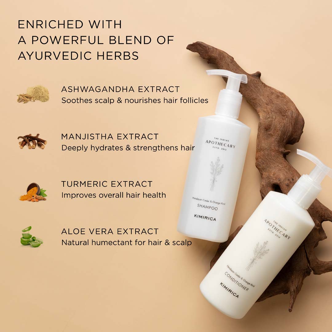 TIA Ashwagandha & Manjistha Hair Care Duo