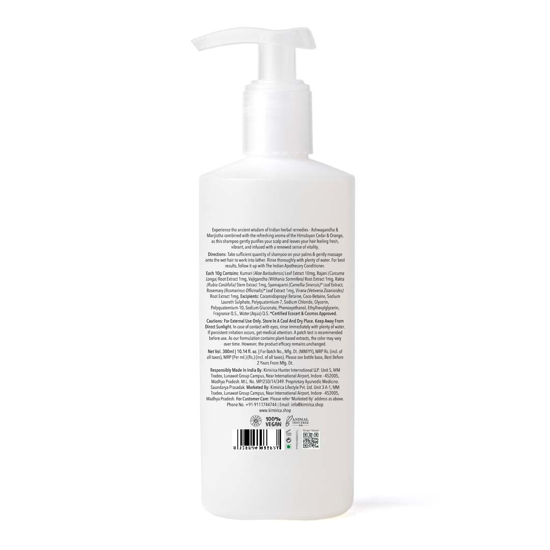 TIA Ashwagandha & Manjistha Shampoo