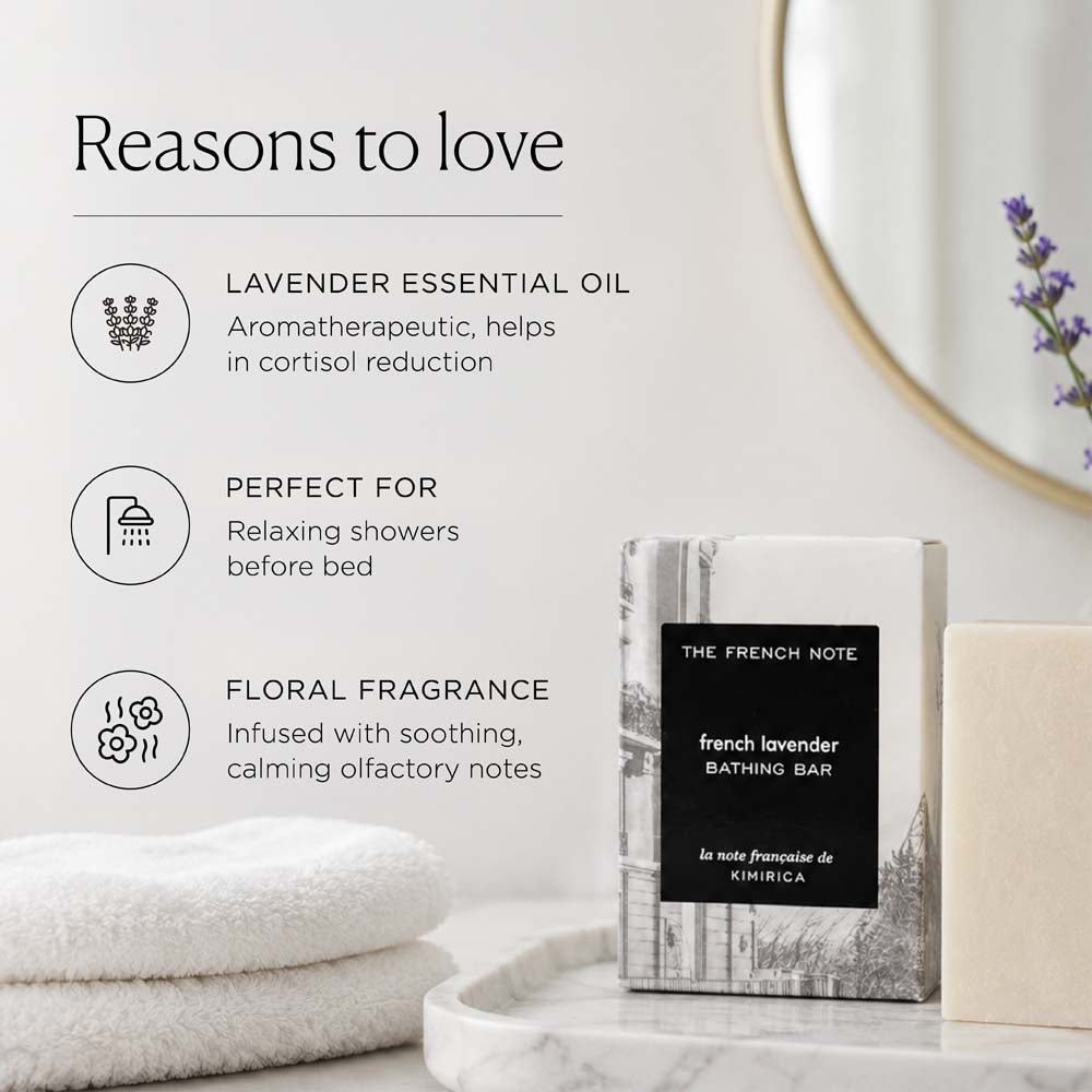 The French Note Shea Soap Pack of 3