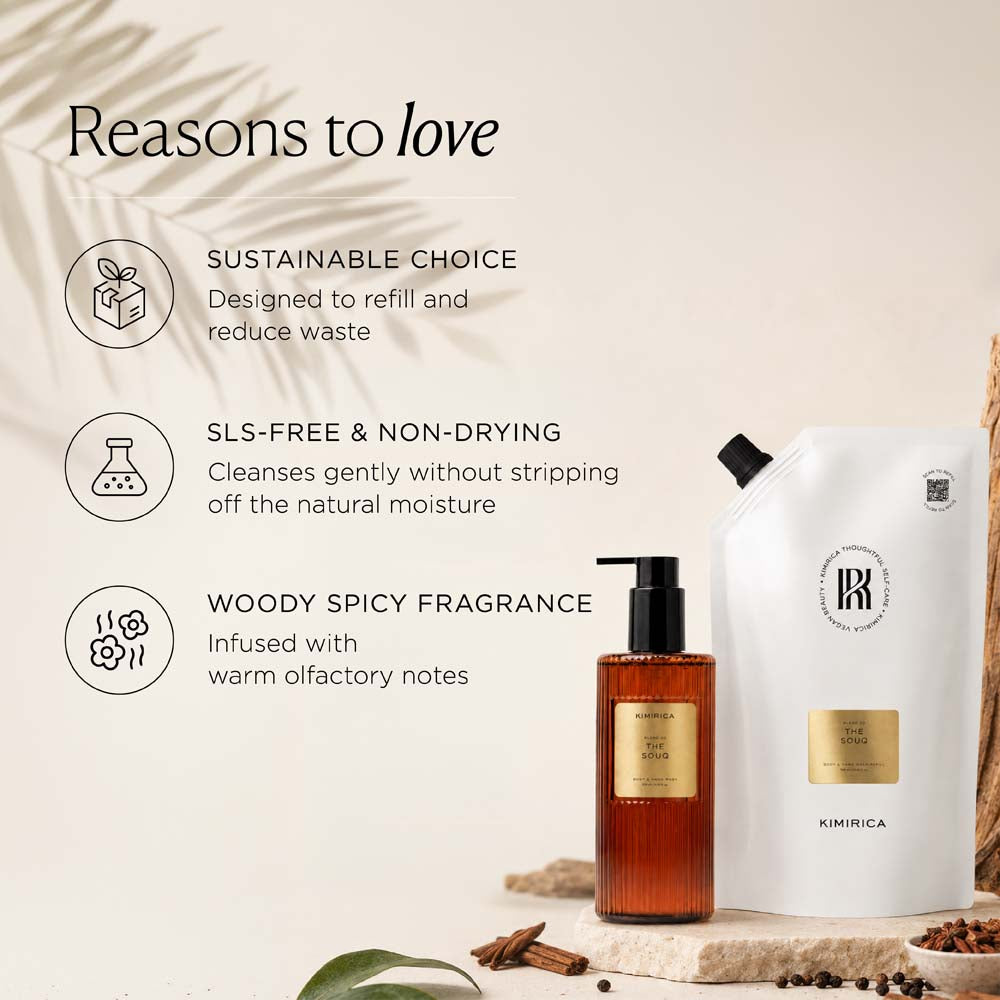 The Souq Body & Handwash Refill Duo