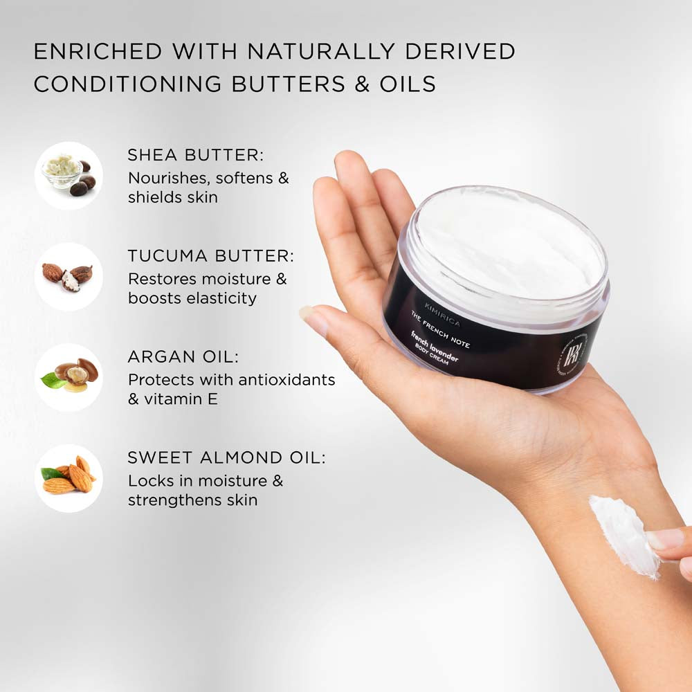 THE FRENCH NOTE LAVENDER BODY CREAM