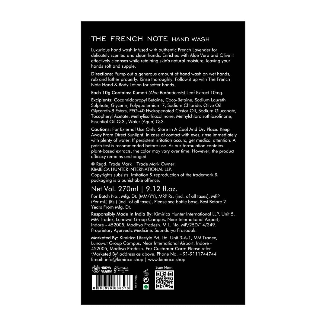 French Note Hand Wash