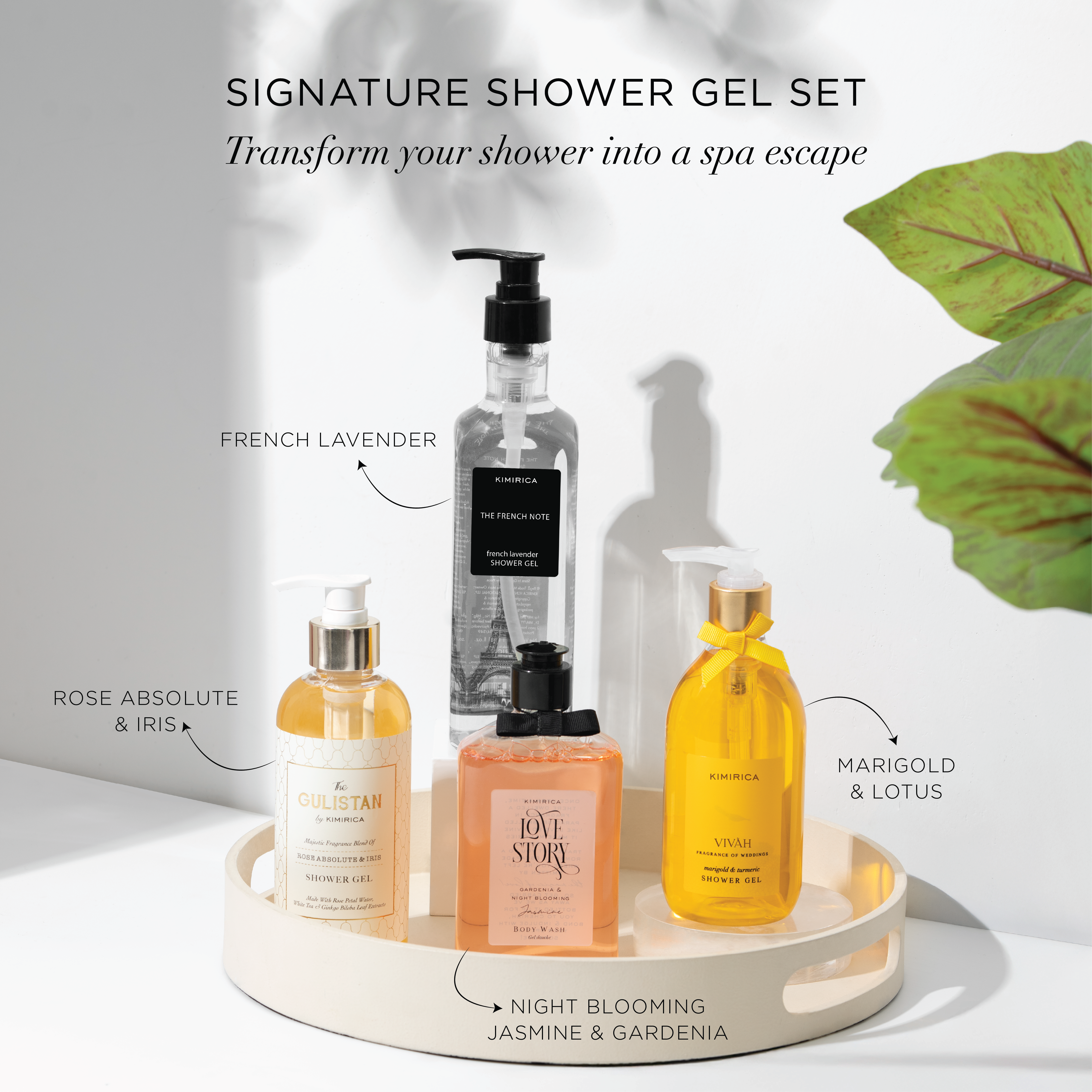 Signature shower gel set