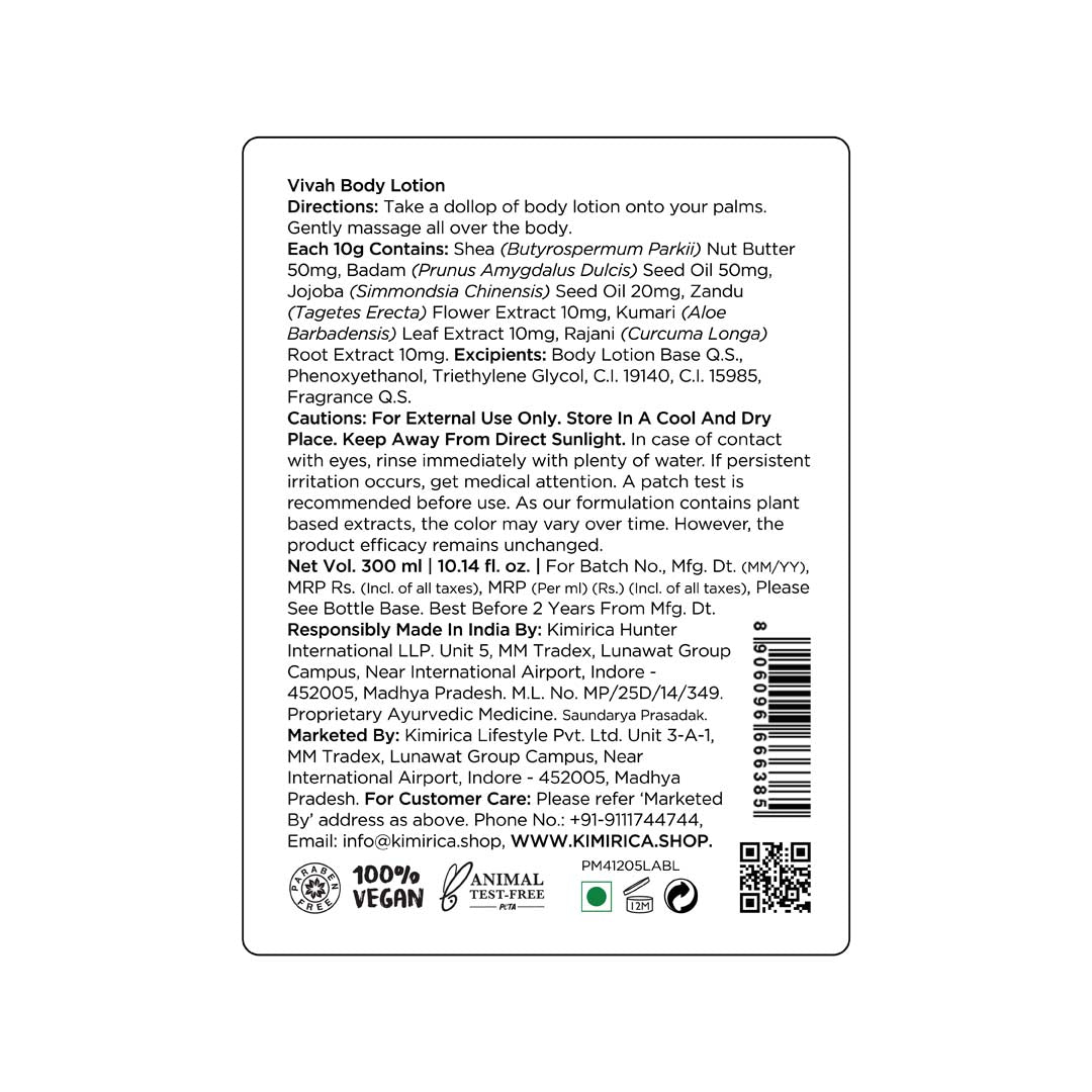 Vivah Marigold & Turmeric Body Lotion