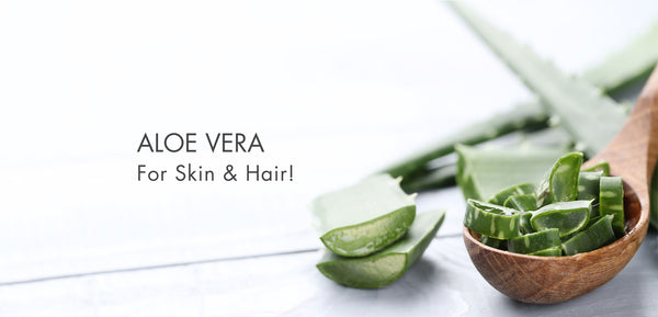 Aloe vera for skin and hair!