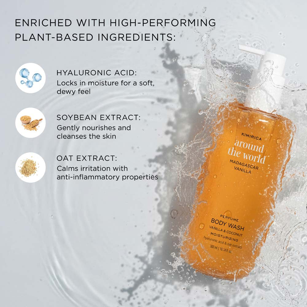 MADAGASCAR VANILLA MOISTURIZING BODY WASH