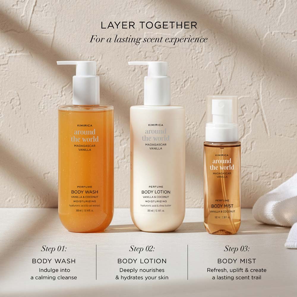 Atw madagascar vanilla bath & body duo
