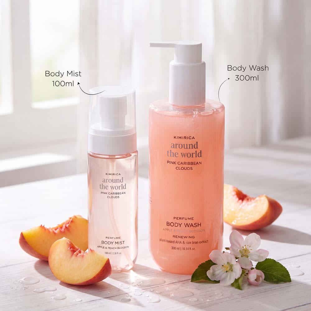 Pink Caribbean Body Wash & Body Mist Duo