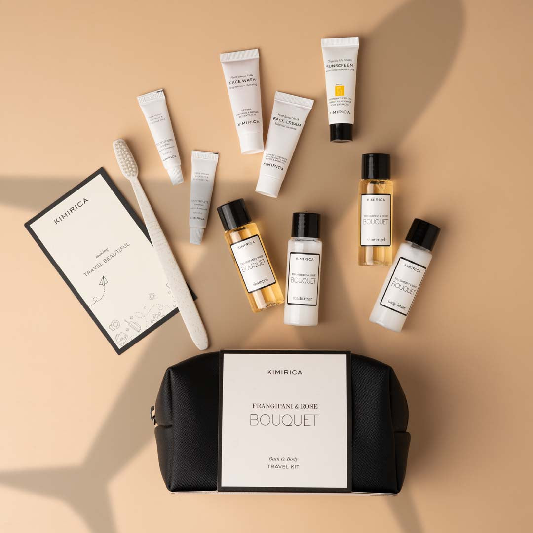 Bouquet bath & body travel kit