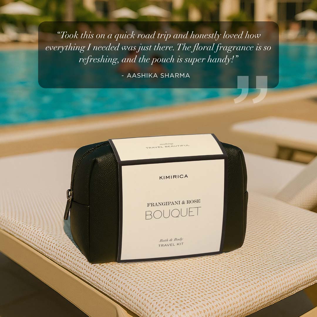 Bouquet bath & body travel kit