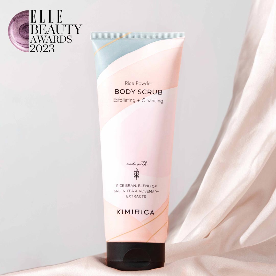 Buy 100% Vegan Rice Powder Body Scrub to Exfoliate your Skin | Kimirica