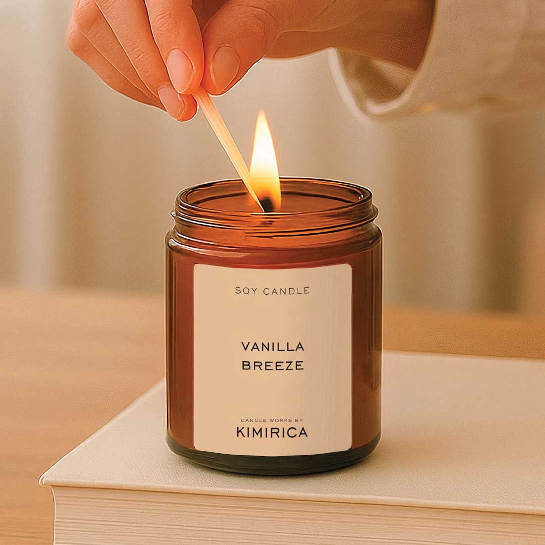 Vanilla Breeze Scented Candle 80g