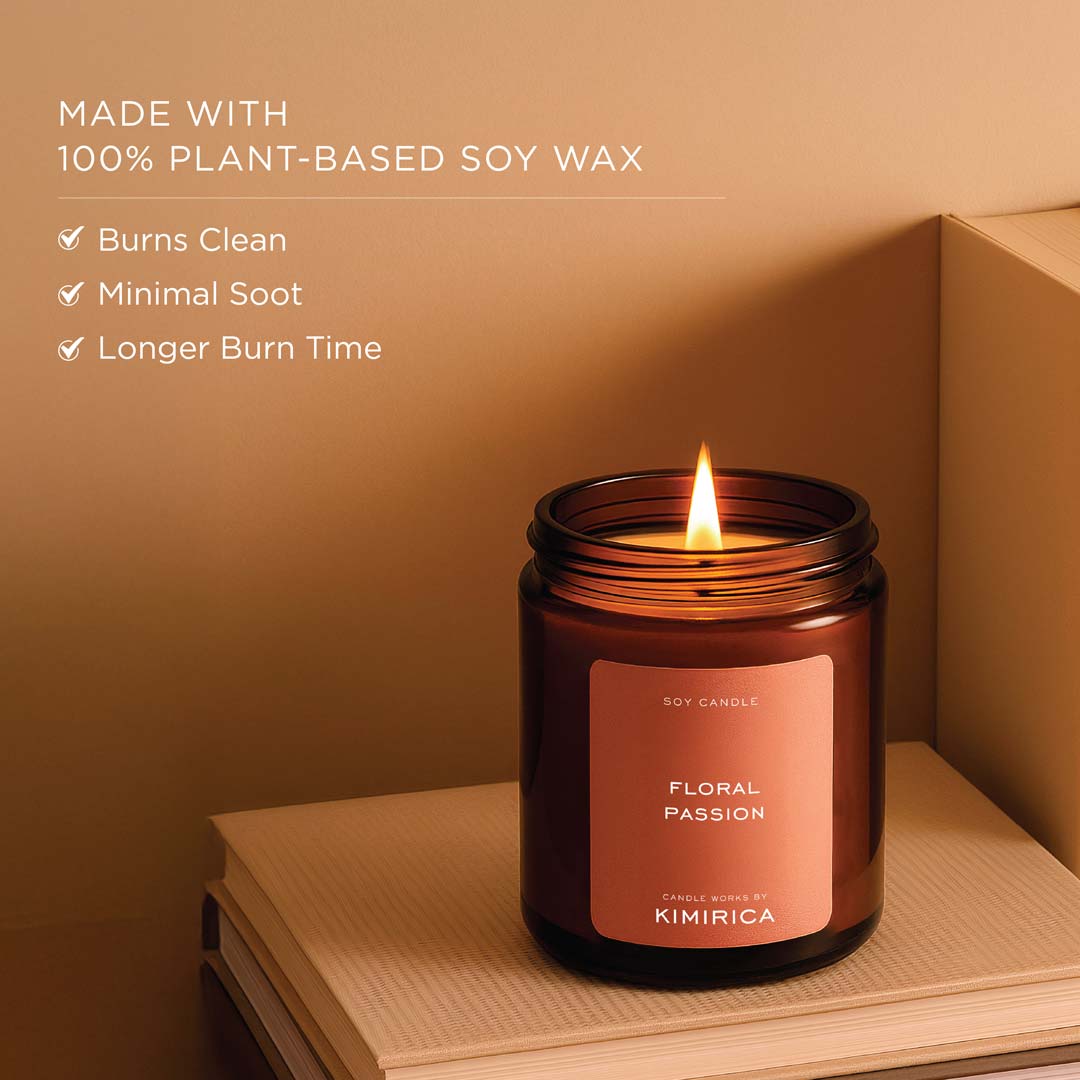 Floral Passion Scented Candle 175g