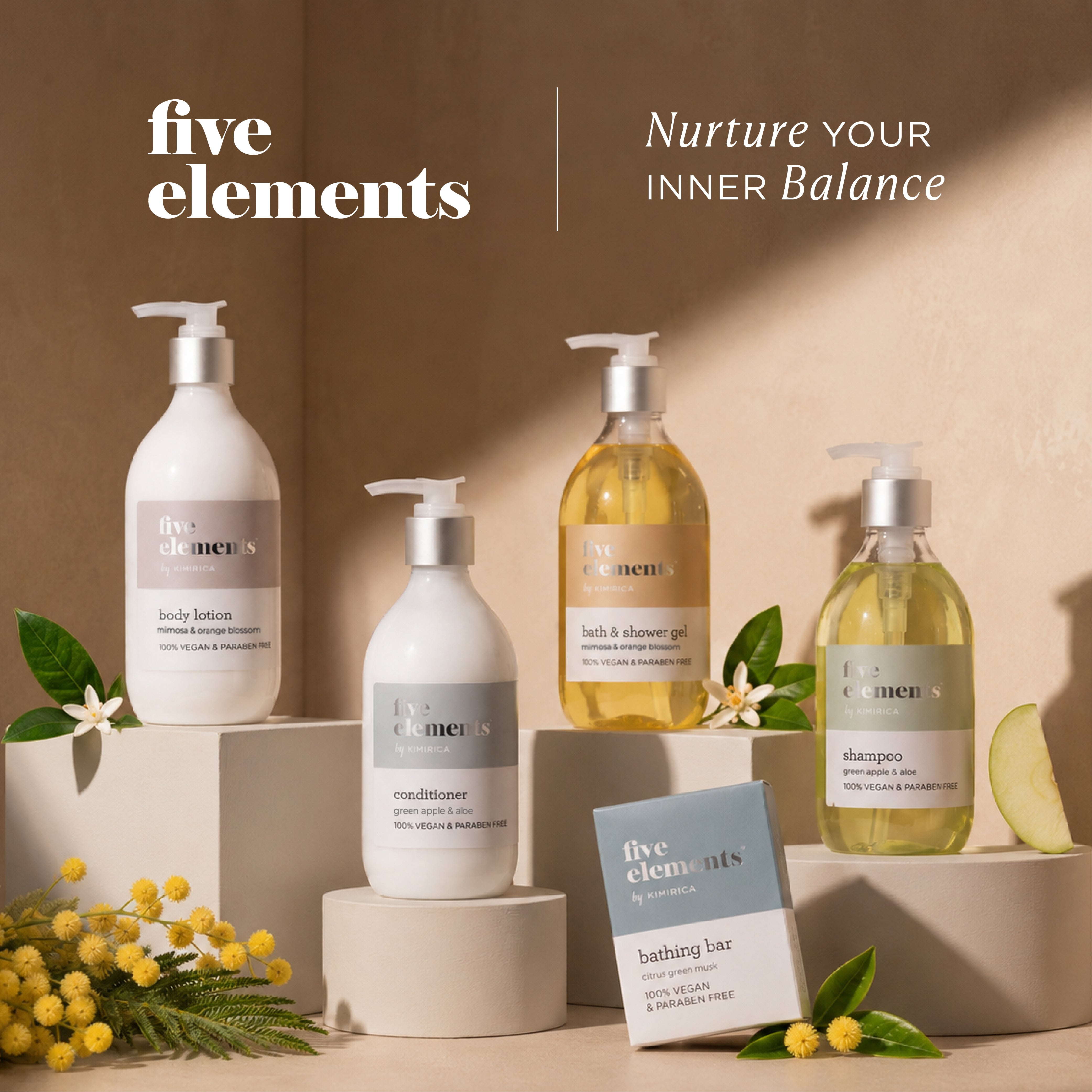 Five Elements Glycerin Soap Pack of 3