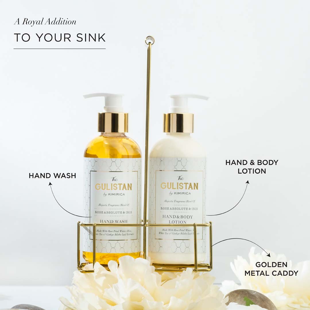 The Gulistan Hand Wash & Lotion Caddy Set