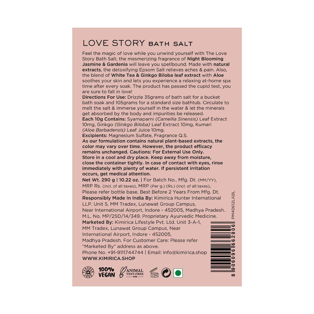 Love Story Epsom Bath Salt