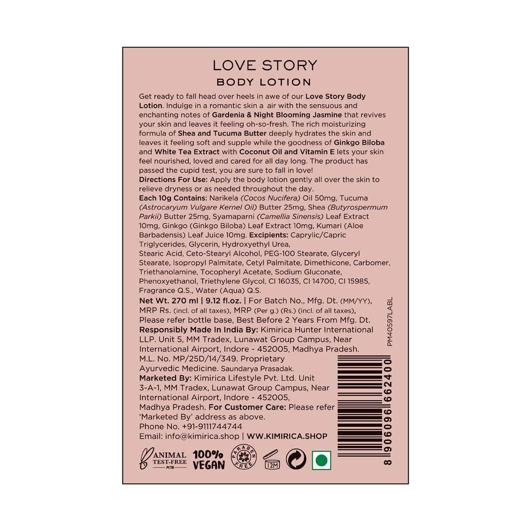 Love Story Body Lotion & Body Wash Duo