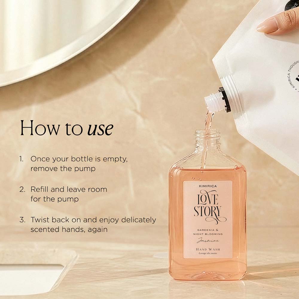 Love Story Handwash & Refill Duo