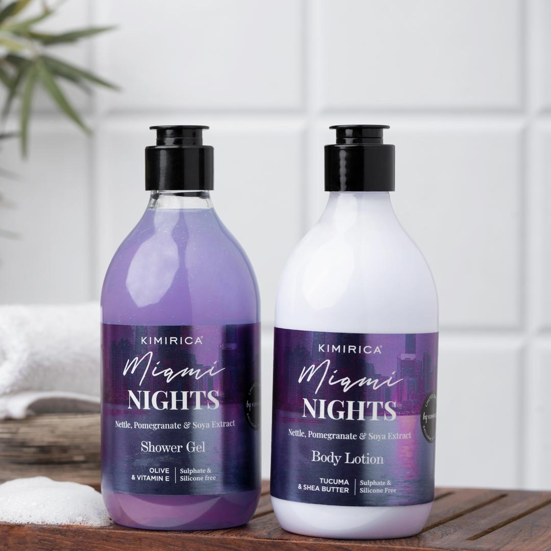 Miami Nights Shower Gel & Body Lotion Body Care Duo