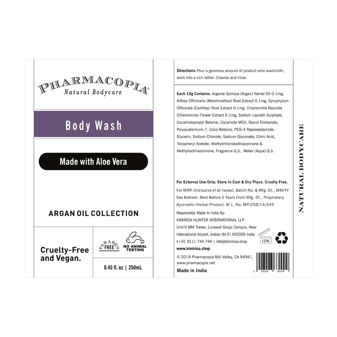 Pharmacopia Argan Oil Shower gel & Body lotion Duo