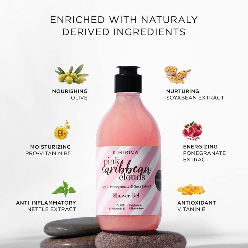 Pink Caribbean Clouds Sulphate-free Shower Gel