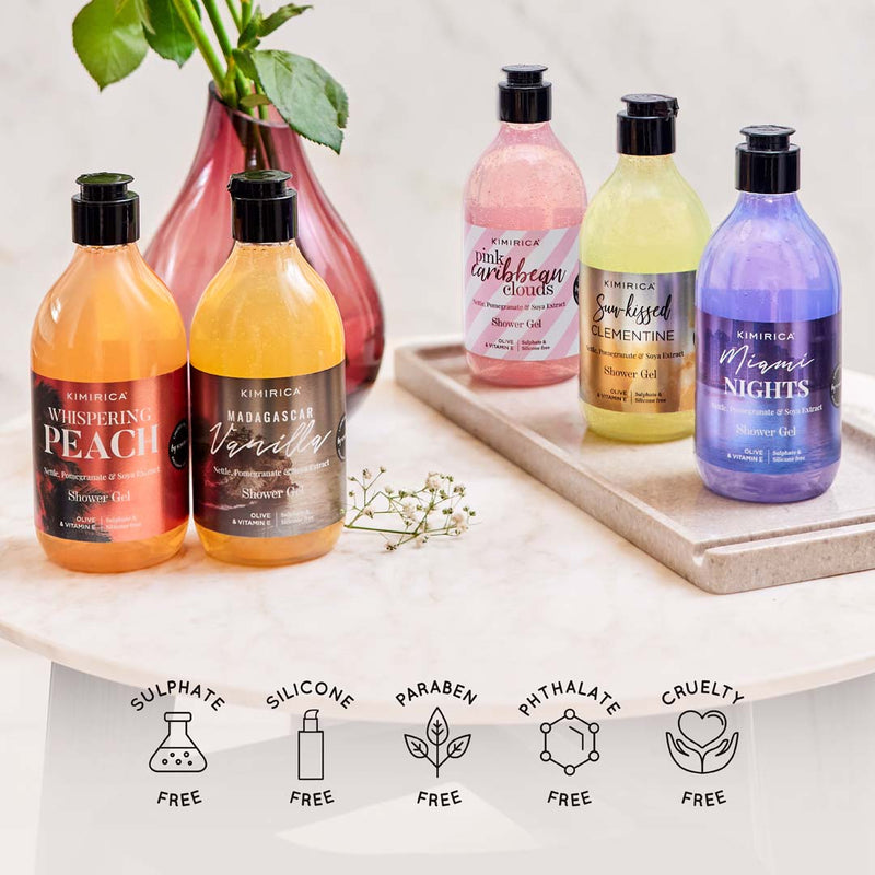 Pink Caribbean Clouds Sulphate-free Shower Gel