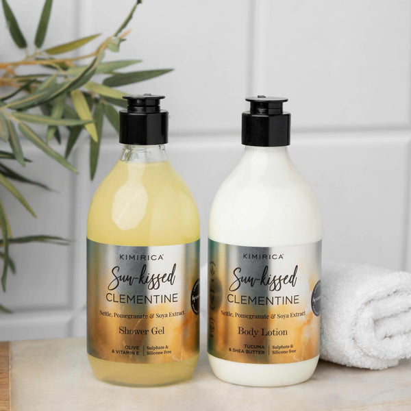 Sun-kissed Clementine Shower Gel & Body Lotion Body Care Duo